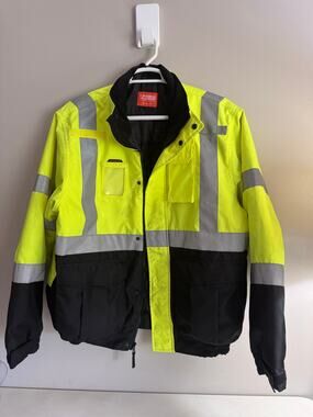 Mobile Warming Fieldsheer Men’s 2XL Heated Hi-Vis Work Jacket ANSI Class 3